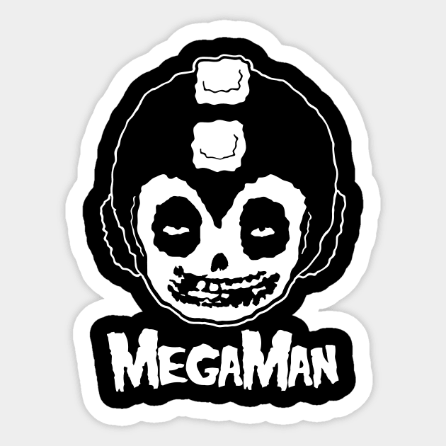 MEGAMAN MISFITS Sticker by MRCLV